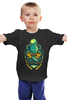 Заказать детскую футболку в Москве. Детская футболка классическая унисекс Космонавт от queen  - готовые дизайны и нанесение принтов.