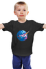 Заказать детскую футболку в Москве. Детская футболка классическая унисекс  Знак NASA от THE_NISE  - готовые дизайны и нанесение принтов.