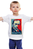 Заказать детскую футболку в Москве. Детская футболка классическая унисекс Путин  от grant - готовые дизайны и нанесение принтов.