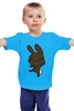 Заказать детскую футболку в Москве. Детская футболка классическая унисекс Dance Rabbit от skynatural - готовые дизайны и нанесение принтов.