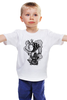 Заказать детскую футболку в Москве. Детская футболка классическая унисекс рыба-воин от Andrey Malikov - готовые дизайны и нанесение принтов.