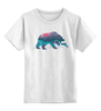 Заказать детскую футболку в Москве. Детская футболка классическая унисекс Медведь на рыбалке от printik - готовые дизайны и нанесение принтов.