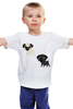 Заказать детскую футболку в Москве. Детская футболка классическая унисекс Мопсы от NorrD - готовые дизайны и нанесение принтов.