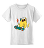 Заказать детскую футболку в Москве. Детская футболка классическая унисекс Скейт от acidhouses - готовые дизайны и нанесение принтов.
