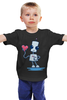 Заказать детскую футболку в Москве. Детская футболка классическая унисекс Робот от Yaroslava - готовые дизайны и нанесение принтов.