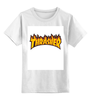 Заказать детскую футболку в Москве. Детская футболка классическая унисекс Thrasher от Vladec11 - готовые дизайны и нанесение принтов.