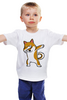 Заказать детскую футболку в Москве. Детская футболка классическая унисекс Корги Танцует Дэб от MariYang  - готовые дизайны и нанесение принтов.