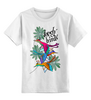 Заказать детскую футболку в Москве. Детская футболка классическая унисекс LOVELY BIRDS от ELENA ZHARINOVA - готовые дизайны и нанесение принтов.