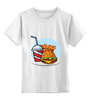 Заказать детскую футболку в Москве. Детская футболка классическая унисекс Фастфуд от YellowCloverShop - готовые дизайны и нанесение принтов.