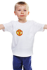 Заказать детскую футболку в Москве. Детская футболка классическая унисекс Фуболка для фанатов "Манчестер Юнайтед" от Антон Марков - готовые дизайны и нанесение принтов.