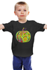 Заказать детскую футболку в Москве. Детская футболка классическая унисекс Яркая тыква от queen  - готовые дизайны и нанесение принтов.