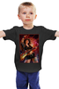 Заказать детскую футболку в Москве. Детская футболка классическая унисекс Rock Girl от Leichenwagen - готовые дизайны и нанесение принтов.