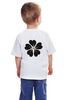 Заказать детскую футболку в Москве. Детская футболка классическая унисекс черный цветок от nikol - готовые дизайны и нанесение принтов.
