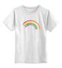 Заказать детскую футболку в Москве. Детская футболка классическая унисекс радуга от Mari_M - готовые дизайны и нанесение принтов.