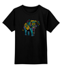 Заказать детскую футболку в Москве. Детская футболка классическая унисекс Индийский Слон от printik - готовые дизайны и нанесение принтов.