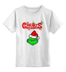 Заказать детскую футболку в Москве. Детская футболка классическая унисекс Christmas от ZVER  - готовые дизайны и нанесение принтов.