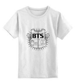 Заказать детскую футболку в Москве. Детская футболка классическая унисекс Группа BTS от THE_NISE  - готовые дизайны и нанесение принтов.