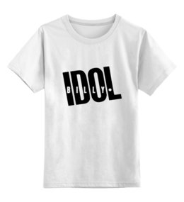 Заказать детскую футболку в Москве. Детская футболка классическая унисекс Billy Idol от Fedor - готовые дизайны и нанесение принтов.