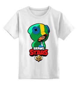 Заказать детскую футболку в Москве. Детская футболка классическая унисекс Brawl Stars от weeert - готовые дизайны и нанесение принтов.