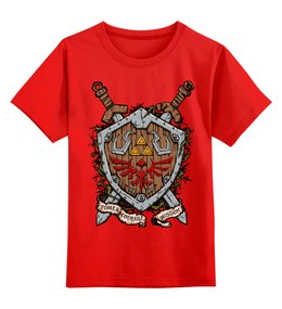 Заказать детскую футболку в Москве. Детская футболка классическая унисекс Легенда о Зельде от printik - готовые дизайны и нанесение принтов.