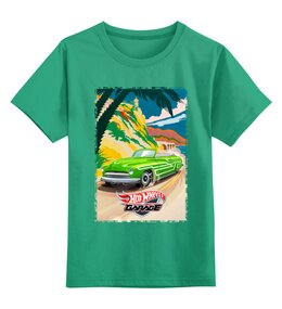Заказать детскую футболку в Москве. Детская футболка классическая унисекс Hot Wheels Garage от balden - готовые дизайны и нанесение принтов.