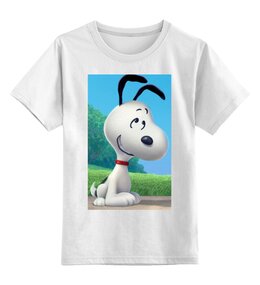 Заказать детскую футболку в Москве. Детская футболка классическая унисекс Снупи от ElenaE  - готовые дизайны и нанесение принтов.