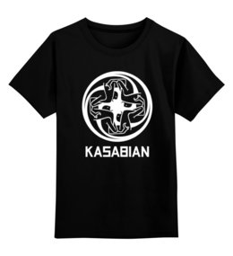 Заказать детскую футболку в Москве. Детская футболка классическая унисекс Kasabian от geekbox - готовые дизайны и нанесение принтов.