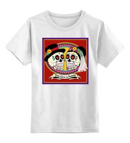 Заказать детскую футболку в Москве. Детская футболка классическая унисекс Skull Love Forever от Leichenwagen - готовые дизайны и нанесение принтов.