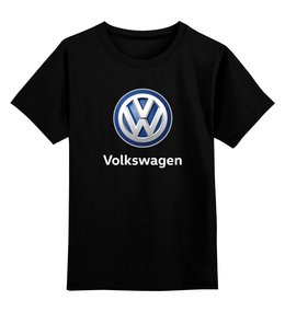 Заказать детскую футболку в Москве. Детская футболка классическая унисекс Volkswagen от DESIGNER   - готовые дизайны и нанесение принтов.