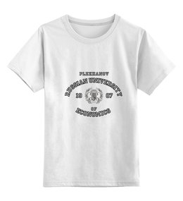 Заказать детскую футболку в Москве. Детская футболка классическая унисекс Мужская рэу от dyzel - готовые дизайны и нанесение принтов.