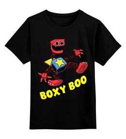 Заказать детскую футболку в Москве. Детская футболка классическая унисекс Project Playtime - Boxy Boo от weeert - готовые дизайны и нанесение принтов.