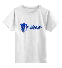 Заказать детскую футболку в Москве. Детская футболка классическая унисекс Monster Energy от THE_NISE  - готовые дизайны и нанесение принтов.