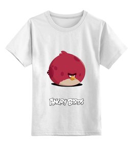 Заказать детскую футболку в Москве. Детская футболка классическая унисекс angry birds от denis01001 - готовые дизайны и нанесение принтов.