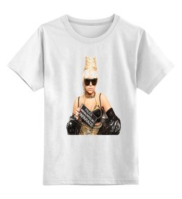 Заказать детскую футболку в Москве. Детская футболка классическая унисекс Lady Gaga-Paparazzi от charmed - готовые дизайны и нанесение принтов.