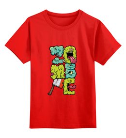 Заказать детскую футболку в Москве. Детская футболка классическая унисекс iZombie от iZOMBIE - готовые дизайны и нанесение принтов.