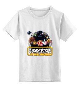 Заказать детскую футболку в Москве. Детская футболка классическая унисекс Angry Birds от THE_NISE  - готовые дизайны и нанесение принтов.