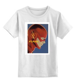 Заказать детскую футболку в Москве. Детская футболка классическая унисекс Флэш  от cherdantcev - готовые дизайны и нанесение принтов.