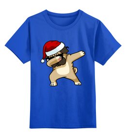 Заказать детскую футболку в Москве. Детская футболка классическая унисекс Dabbing Dog от skynatural - готовые дизайны и нанесение принтов.