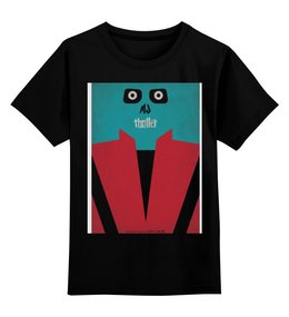 Заказать детскую футболку в Москве. Детская футболка классическая унисекс MJ thriller от KinoArt - готовые дизайны и нанесение принтов.