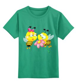 Заказать детскую футболку в Москве. Детская футболка классическая унисекс Пчелки от nastays - готовые дизайны и нанесение принтов.