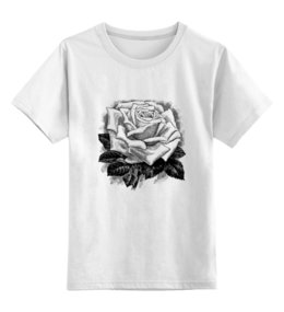 Заказать детскую футболку в Москве. Детская футболка классическая унисекс  Цветок от THE_NISE  - готовые дизайны и нанесение принтов.