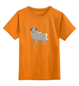 Заказать детскую футболку в Москве. Детская футболка классическая унисекс Пёс - единорог от svetlanas - готовые дизайны и нанесение принтов.