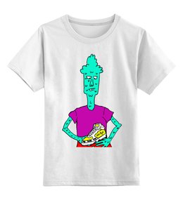 Заказать детскую футболку в Москве. Детская футболка классическая унисекс Озадаченный Джо от Kelli Relli - готовые дизайны и нанесение принтов.