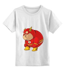 Заказать детскую футболку в Москве. Детская футболка классическая унисекс Fat Flash от priceless - готовые дизайны и нанесение принтов.