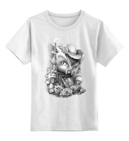 Заказать детскую футболку в Москве. Детская футболка классическая унисекс Ковбой от Xieros - готовые дизайны и нанесение принтов.