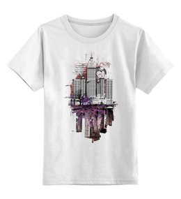 Заказать детскую футболку в Москве. Детская футболка классическая унисекс City Art от Анна Андреева - готовые дизайны и нанесение принтов.