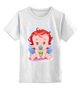 Заказать детскую футболку в Москве. Детская футболка классическая унисекс Детки от naty404@mail.ru - готовые дизайны и нанесение принтов.