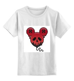 Заказать детскую футболку в Москве. Детская футболка классическая унисекс Skull - 27 от Vladec11 - готовые дизайны и нанесение принтов.