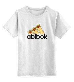 Заказать детскую футболку в Москве. Детская футболка классическая унисекс Abibok от baradin baradin - готовые дизайны и нанесение принтов.