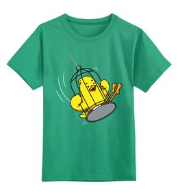 Заказать детскую футболку в Москве. Детская футболка классическая унисекс Птичка от hideo_kojima - готовые дизайны и нанесение принтов.